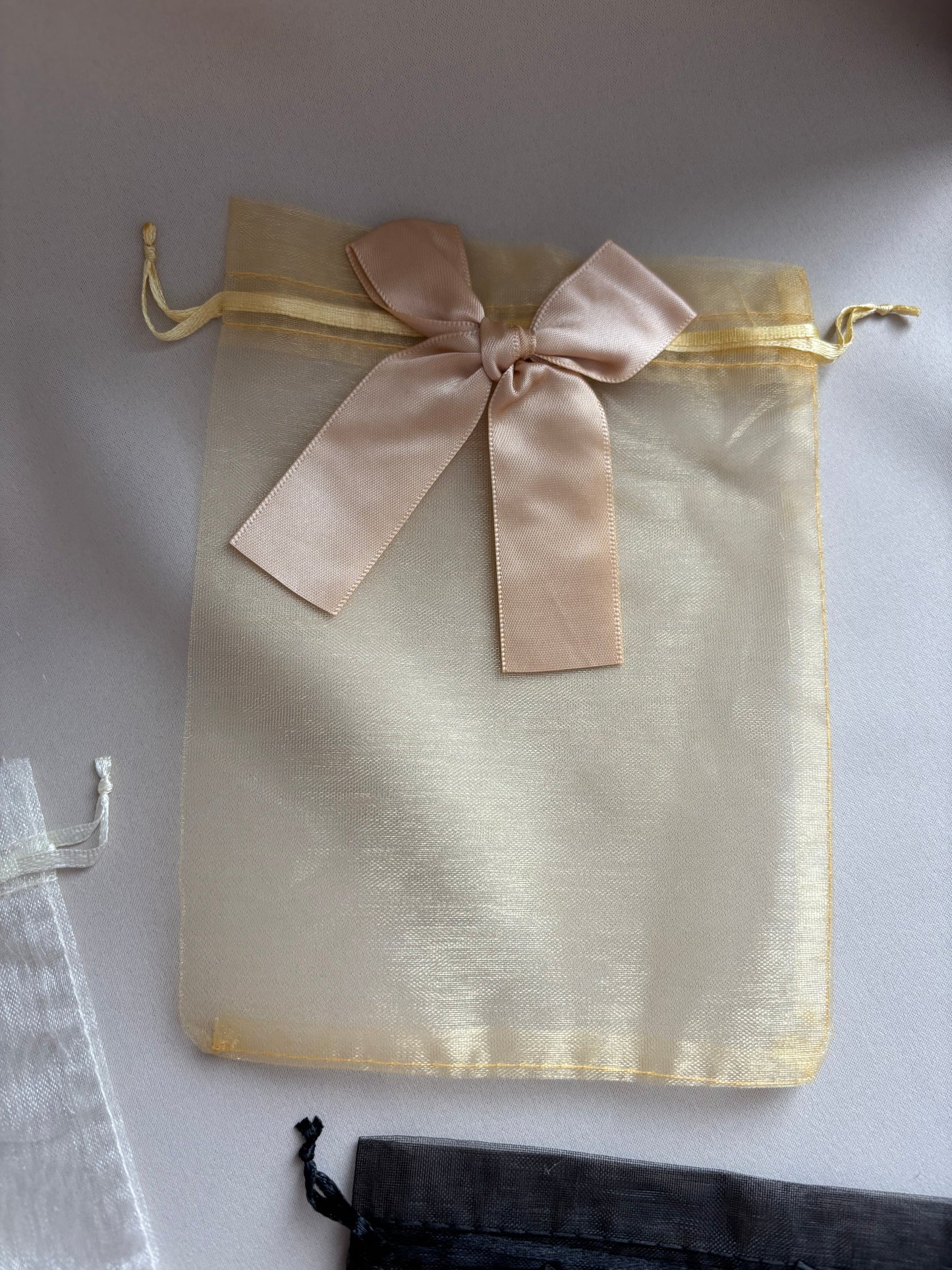 Zakjes met strik | Beige