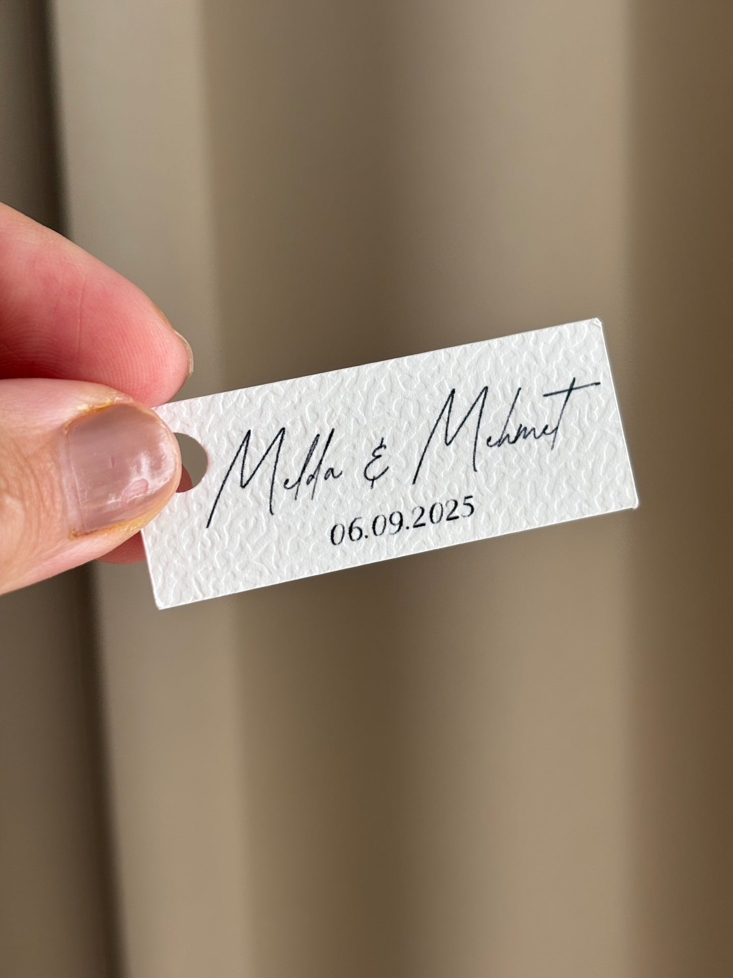 Hanglabels met naam 5x2