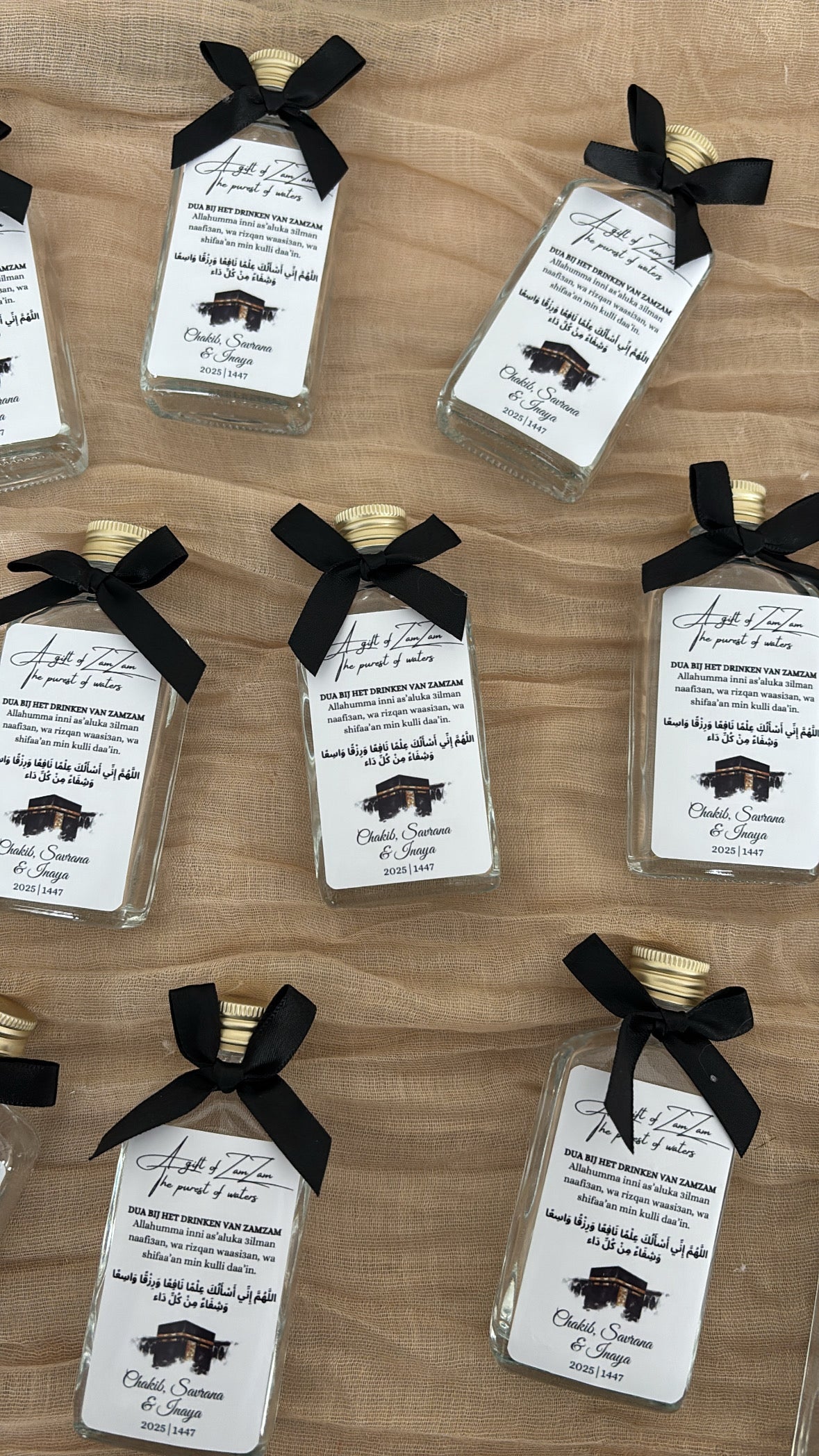A gift of zamzam flesje