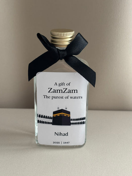 A gift of zamzam flesjes