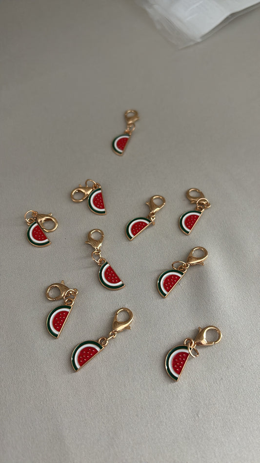 Watermeloen sleutelhanger