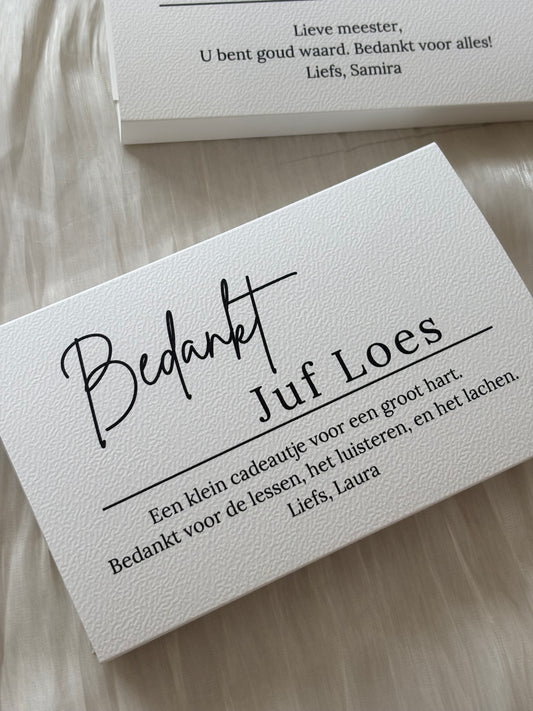 Toffifee | bedankt | leerkrachten