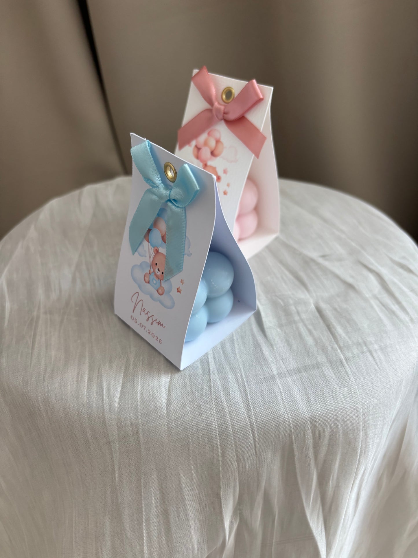 Bubble kaars bedankje | babyshower