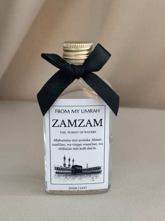 From my umrah zamzam flesje