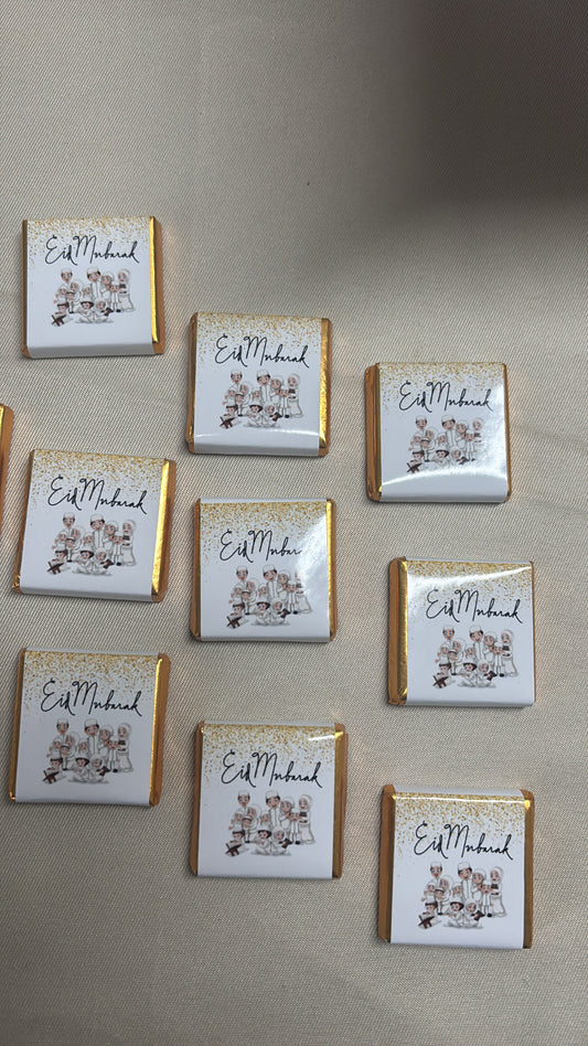 Eid Mubarak mini chocolade
