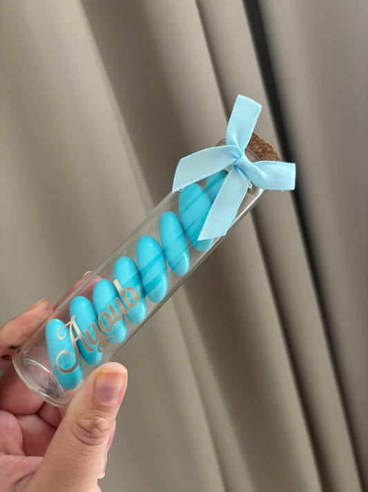 Geboorte buisjes met amandelbonen | jongen of meisje