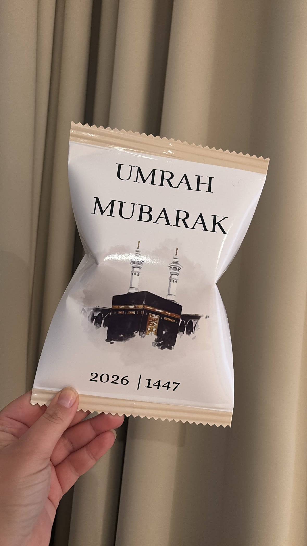 Umrah Mubarak chips zakjes