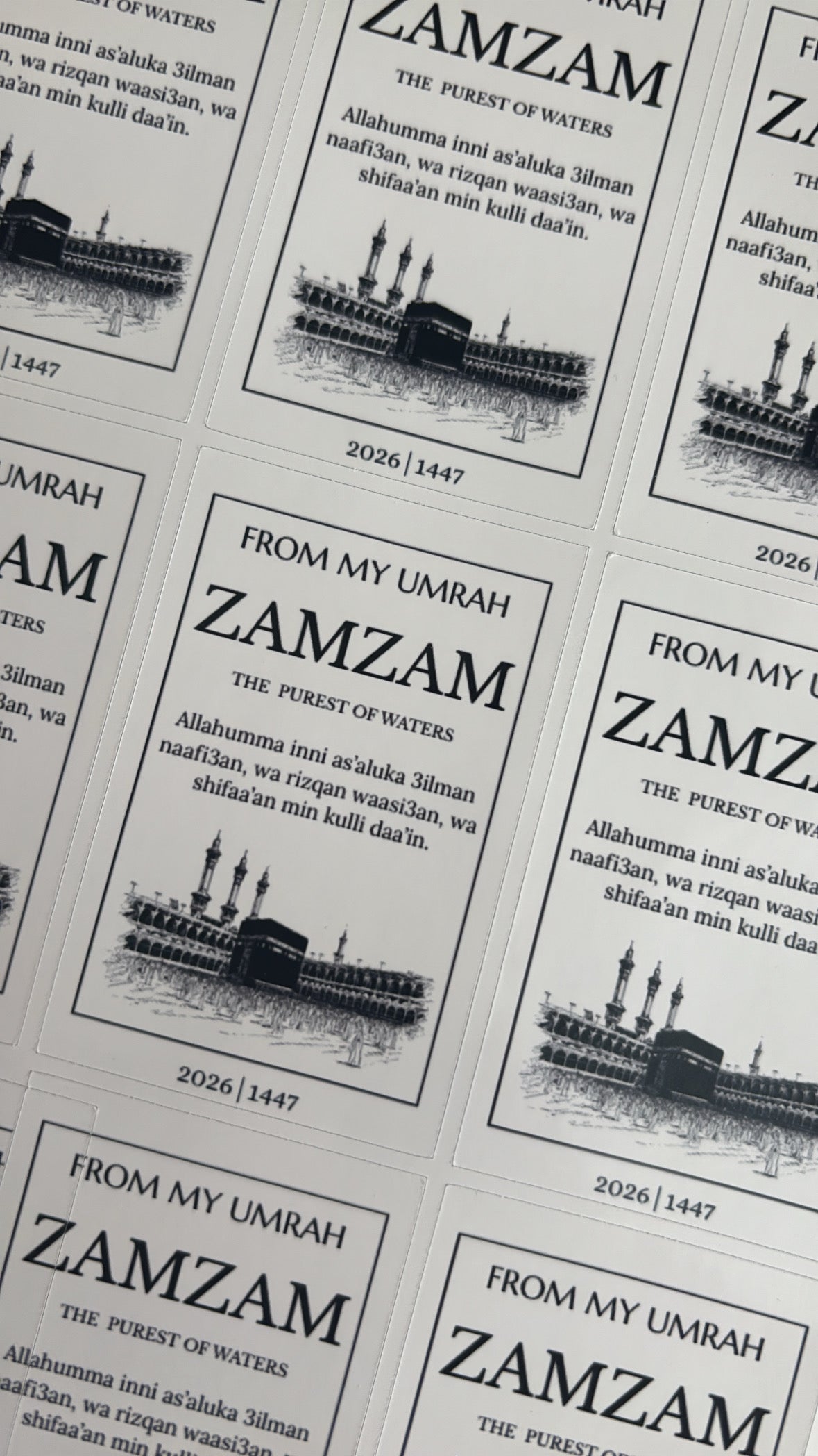 From my umrah stickers