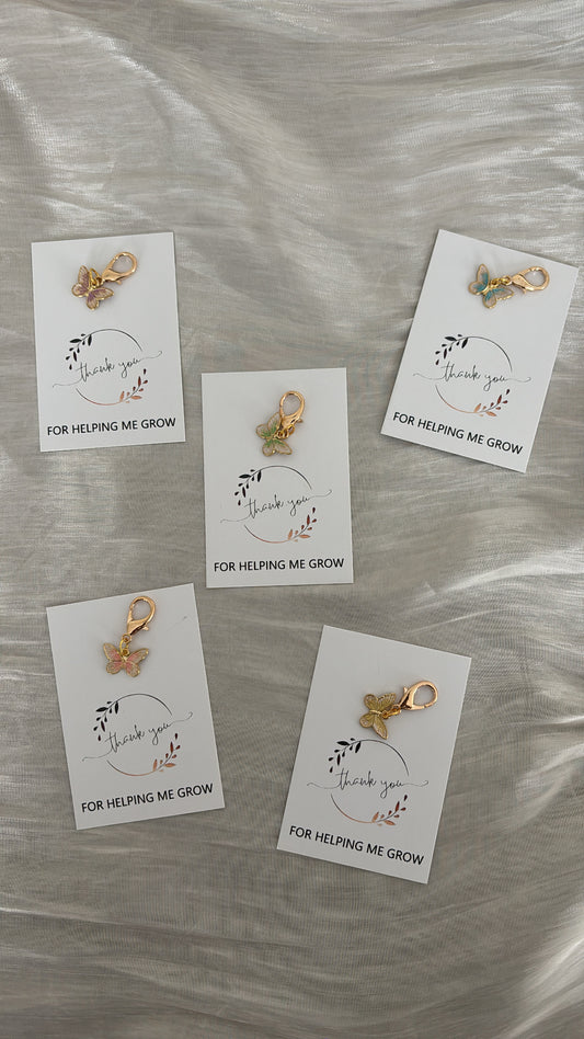 Vlinder Thank you | for helping me grow