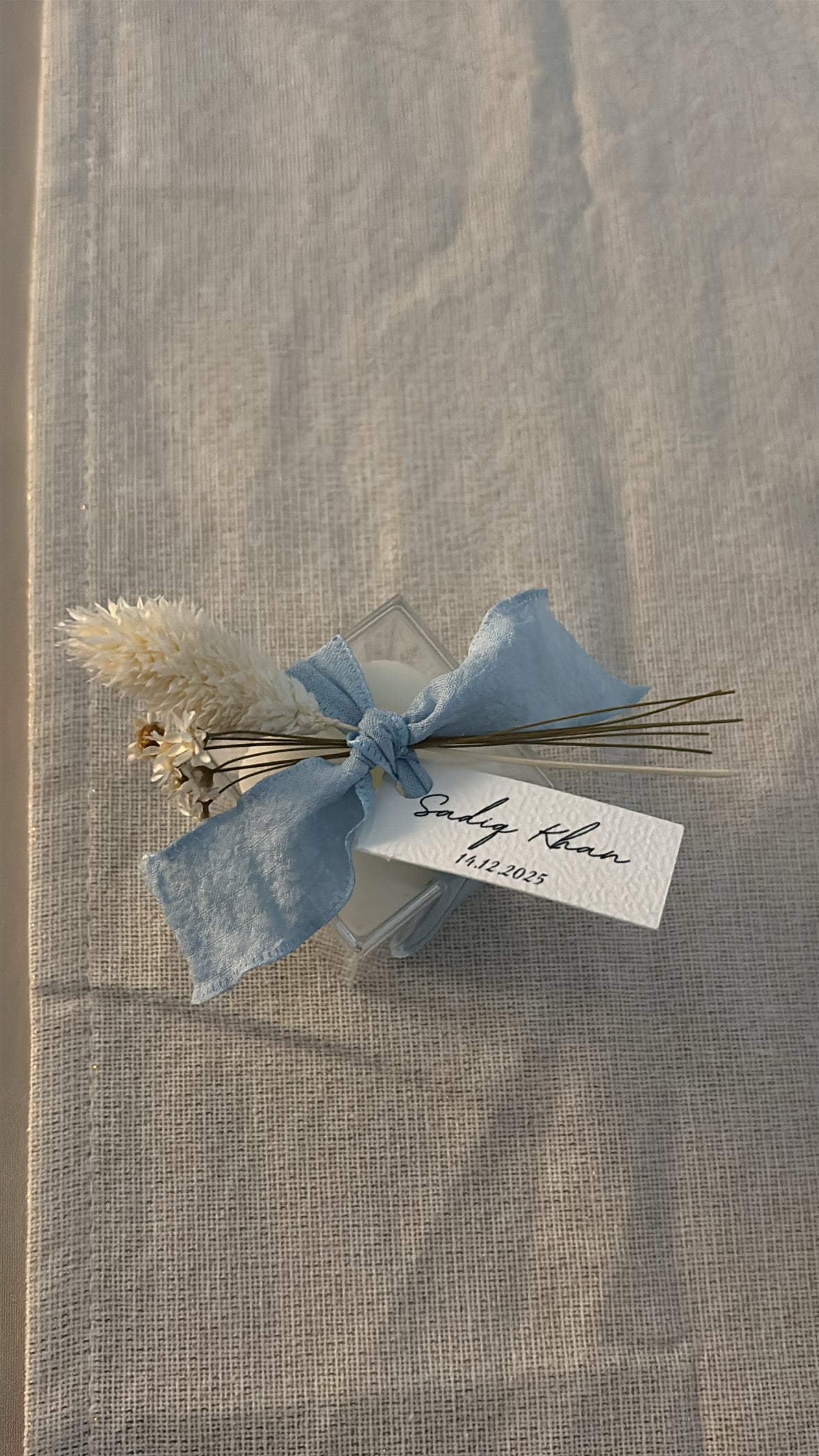 Bubble kaars | met bloemen