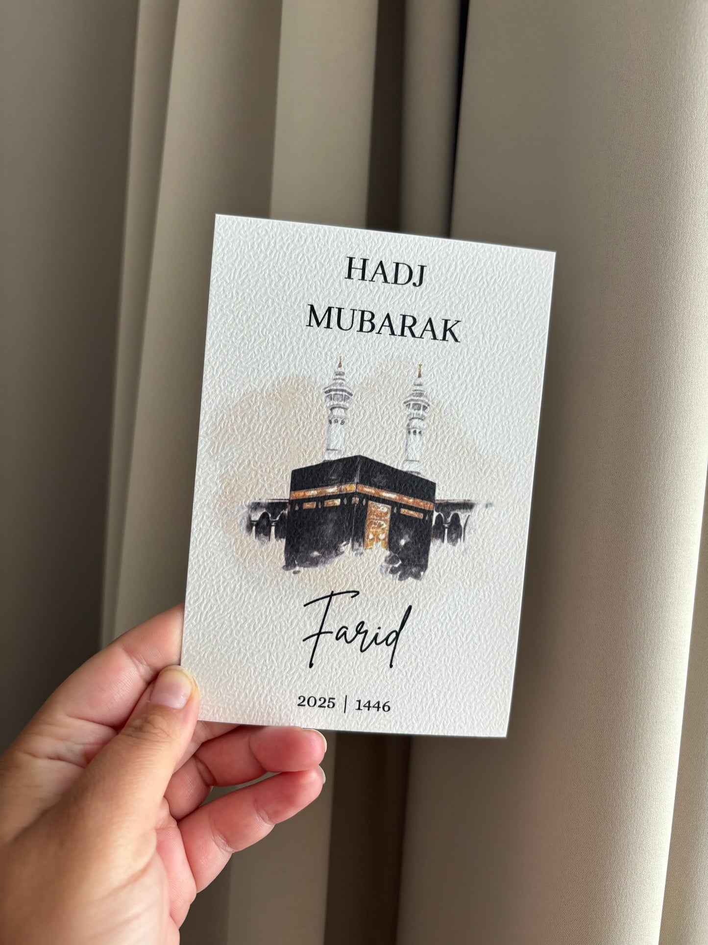 Umrah & Hadj Mubarak Tafelkaarten