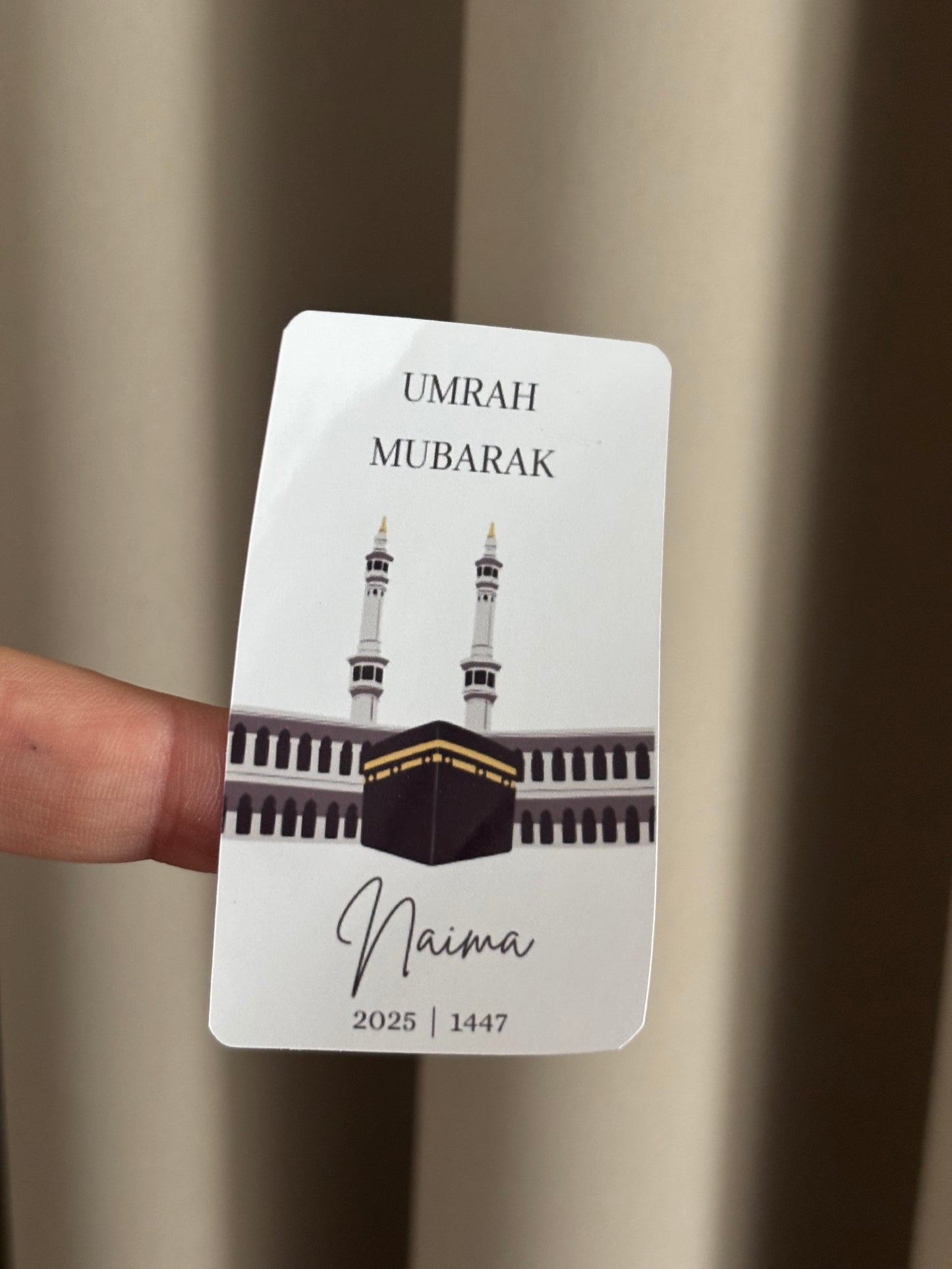 Umrah Mubarak | bruin zamzam stickers