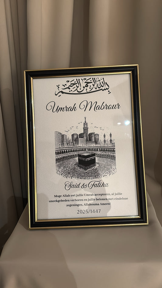Umrah & Hadj Mubarak lijst