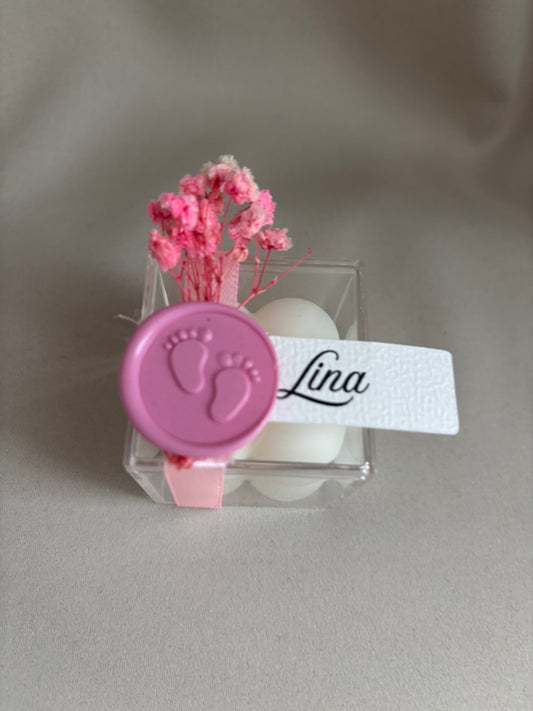 Bubble kaars | doosje | babyshower