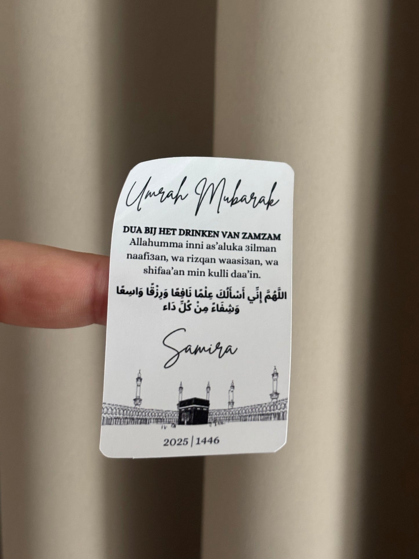 Umrah Mubarak || zamzam stickers