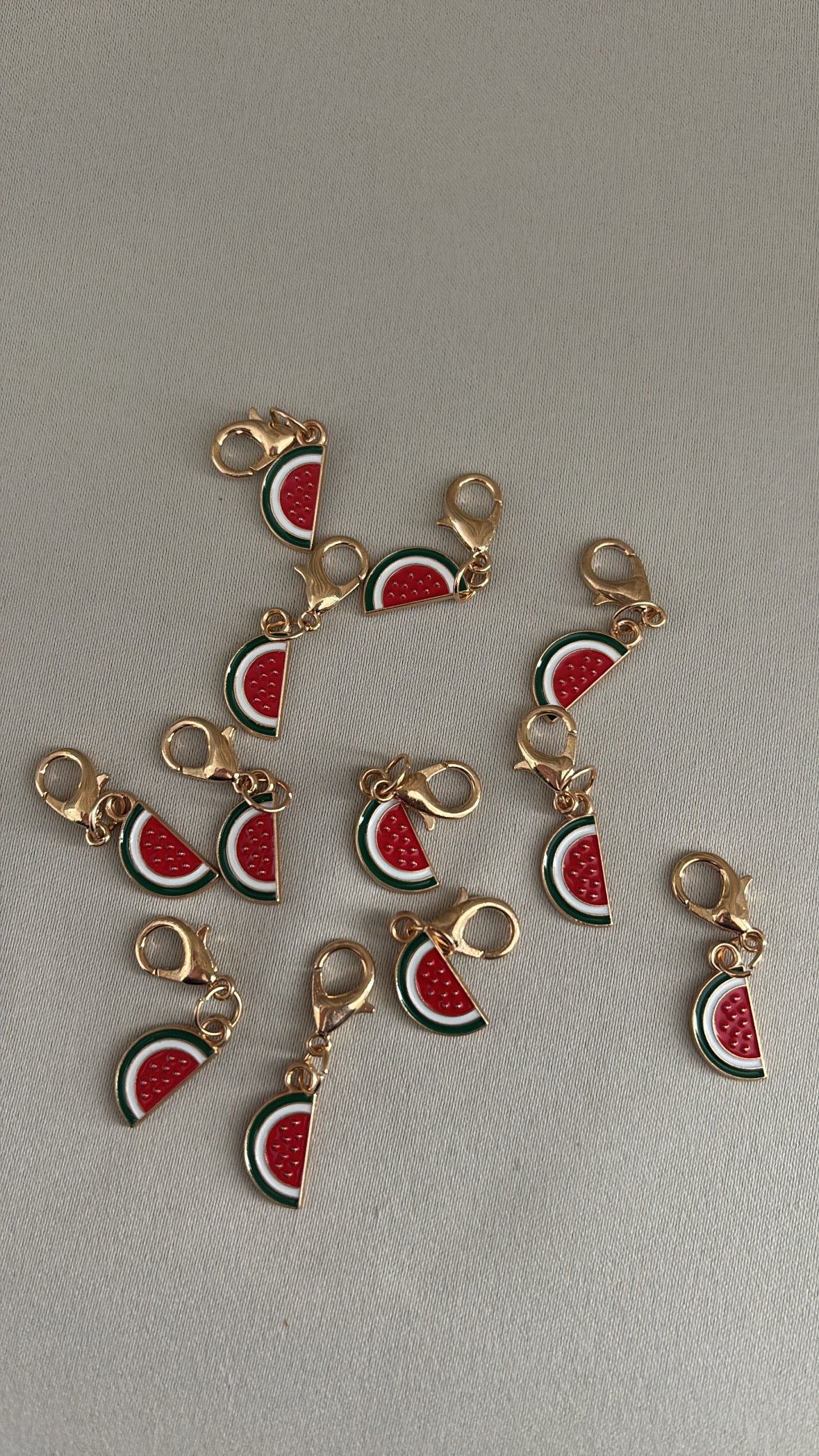 Watermeloen sleutelhanger