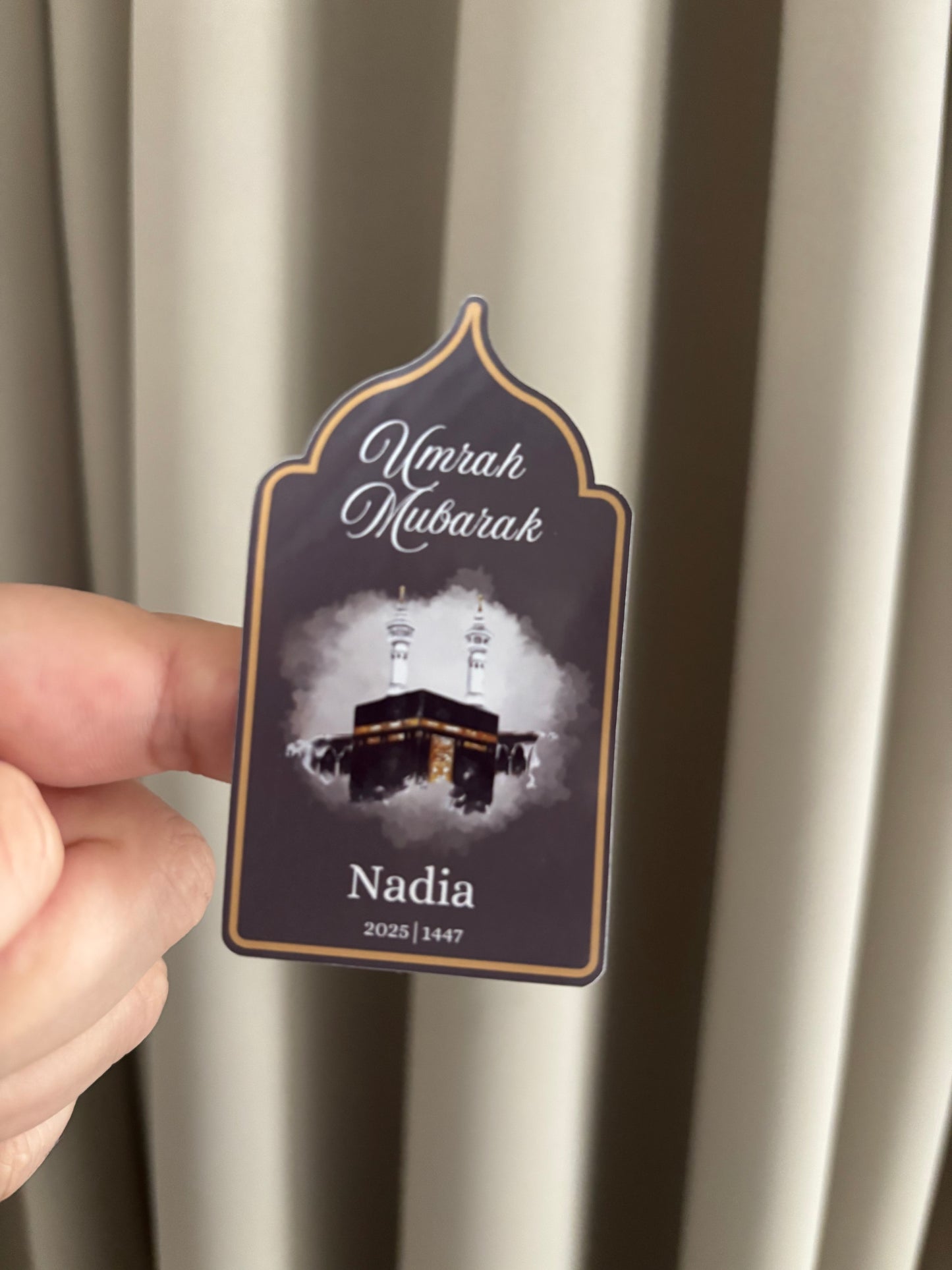 Umrah mubarak stickers