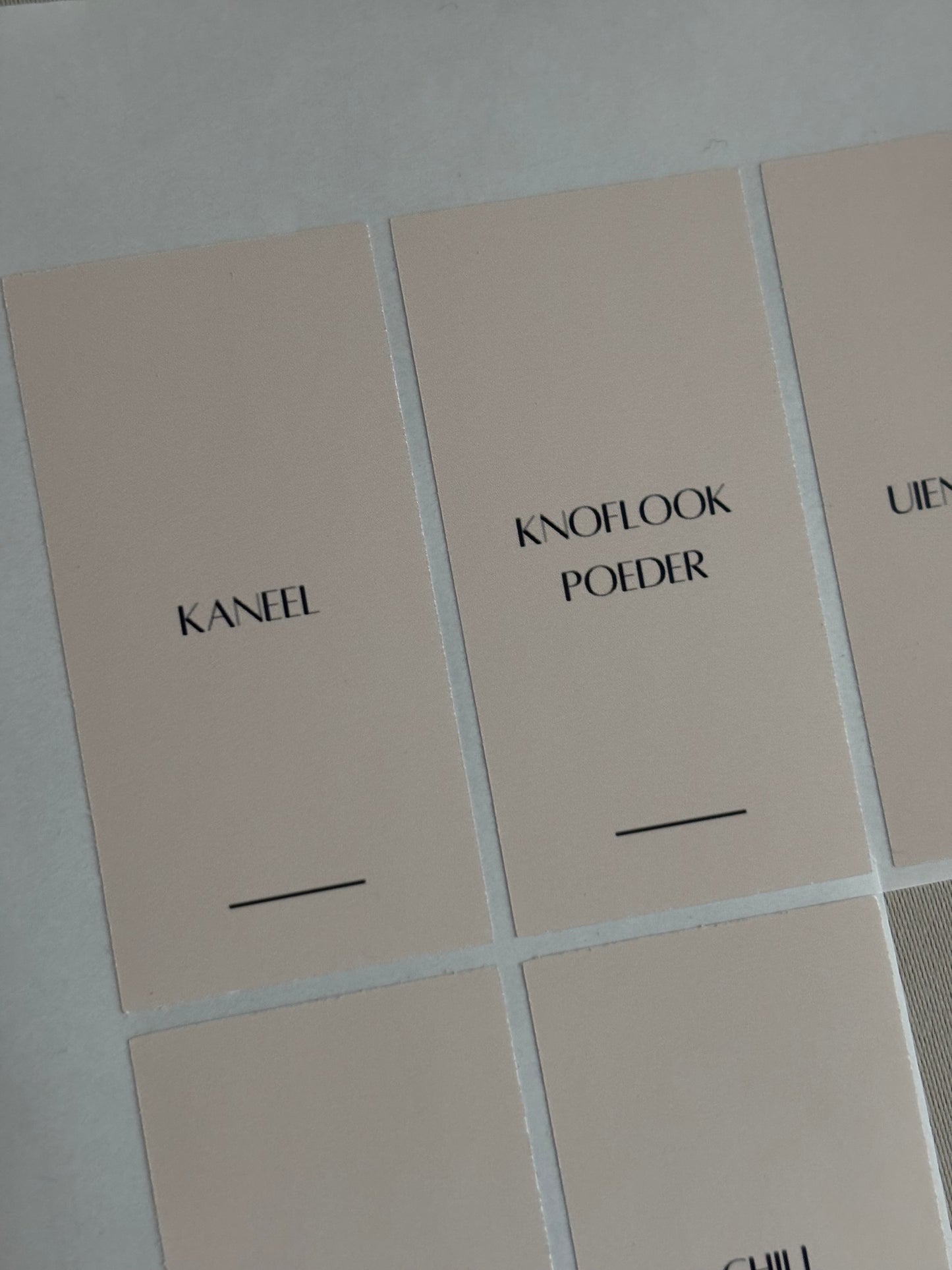 Kruidenlabels | ALTA 3x6