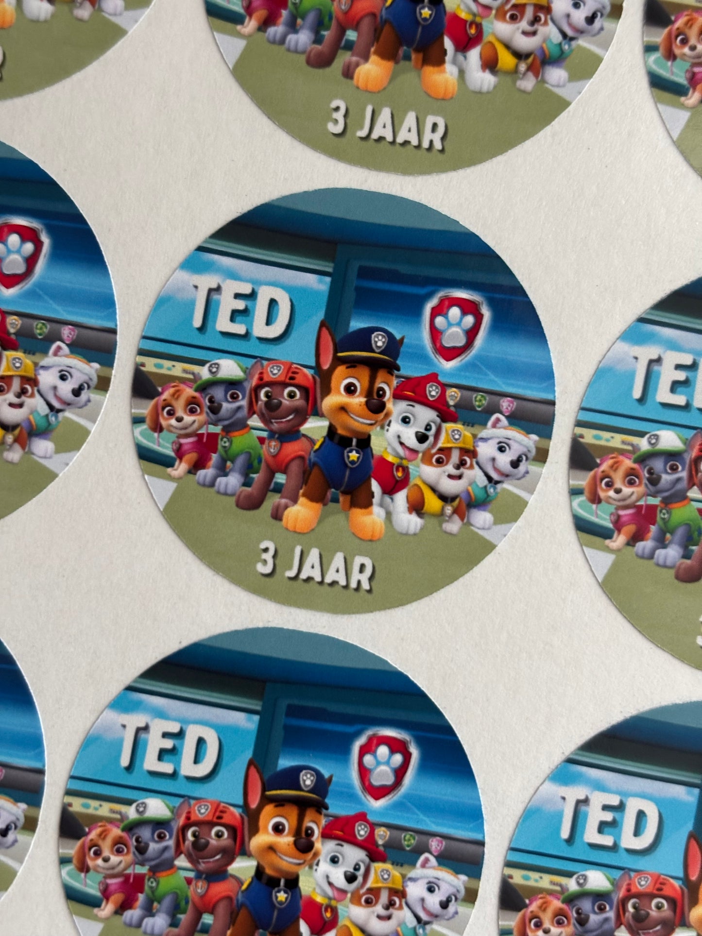 Paw patrol stickers