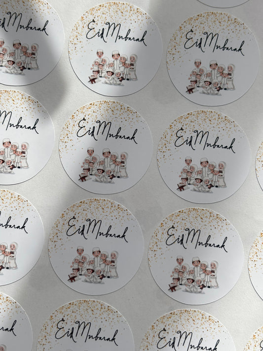 Eid Mubarak stickers