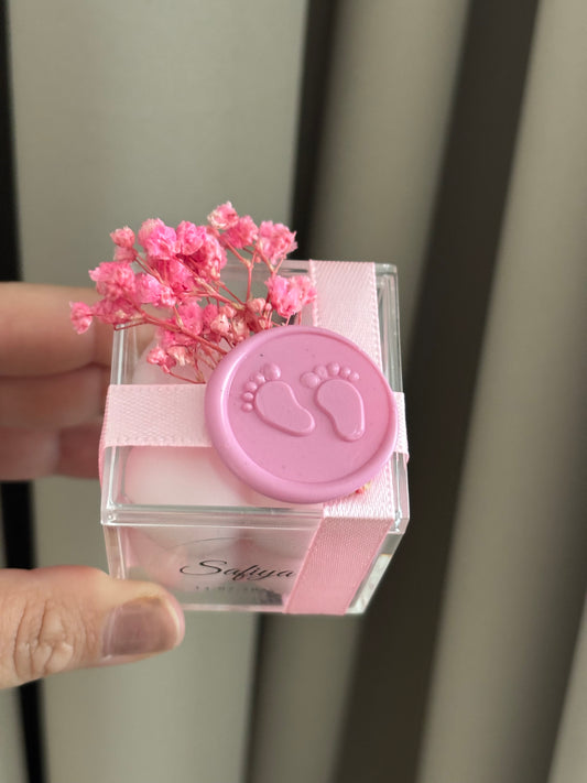 Geboortedoosje met bubbelkaars