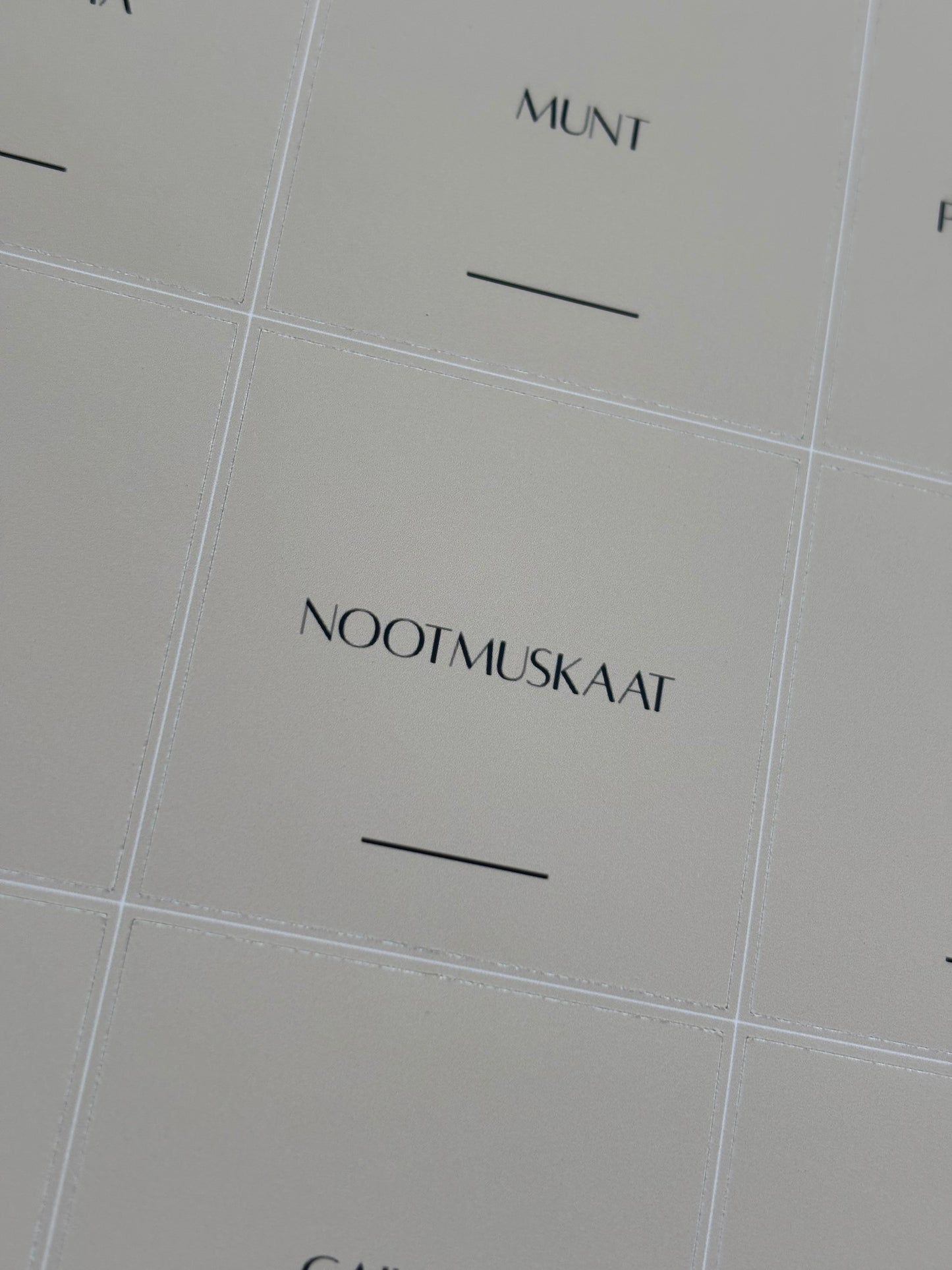 Kruidenlabels| beige |Alta