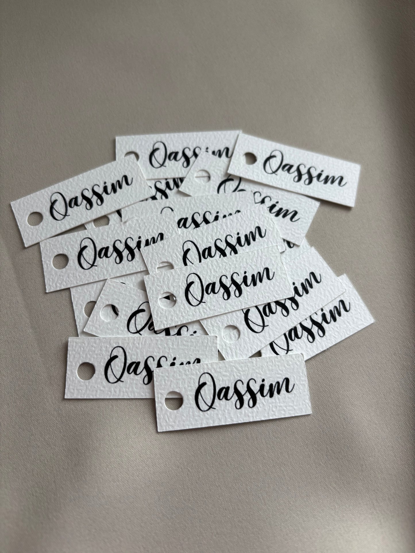 Hanglabels met naam || 5x2