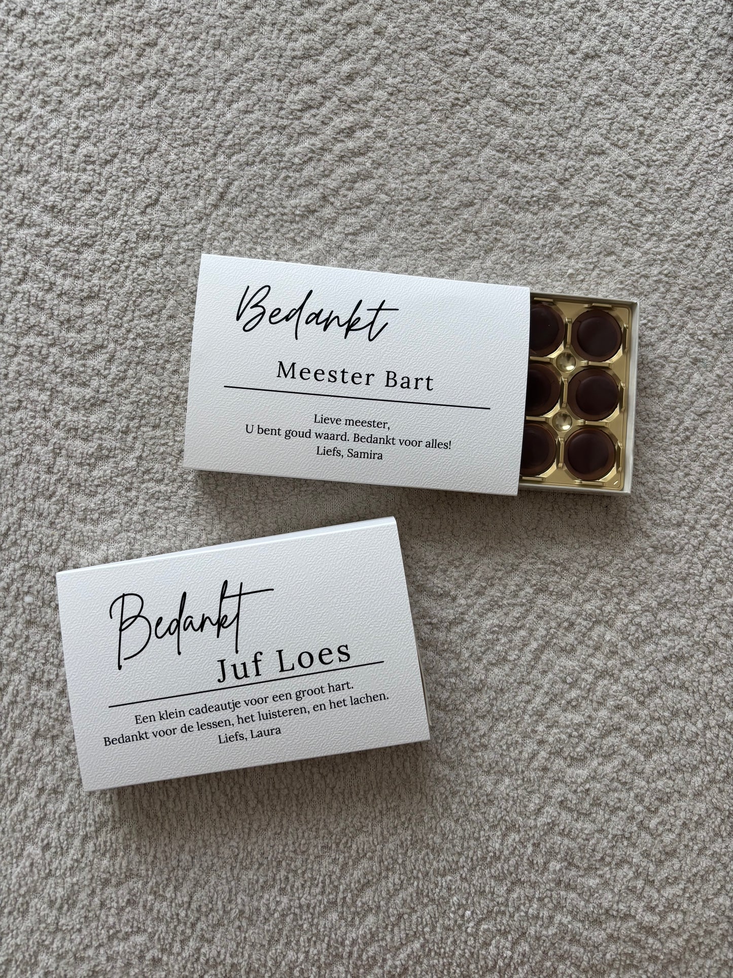 Toffifee | bedankt | leerkrachten