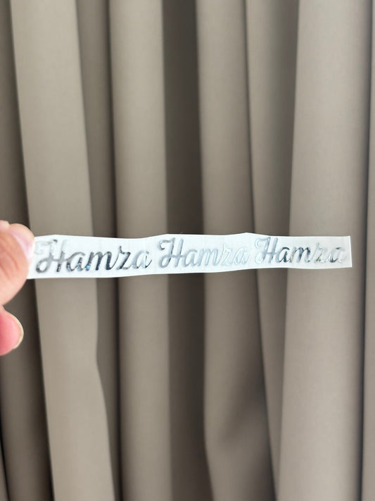 Vinyl sticker | zilver