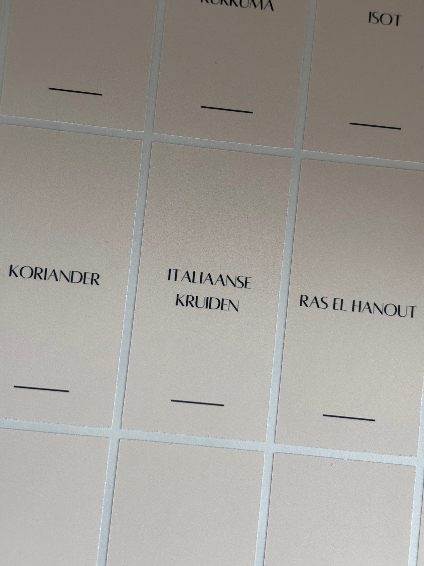 Kruidenlabels | ALTA 3x6