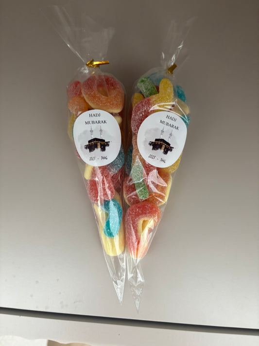 Umrah of Hadj mubarak Puntzakjes | halalsnoep