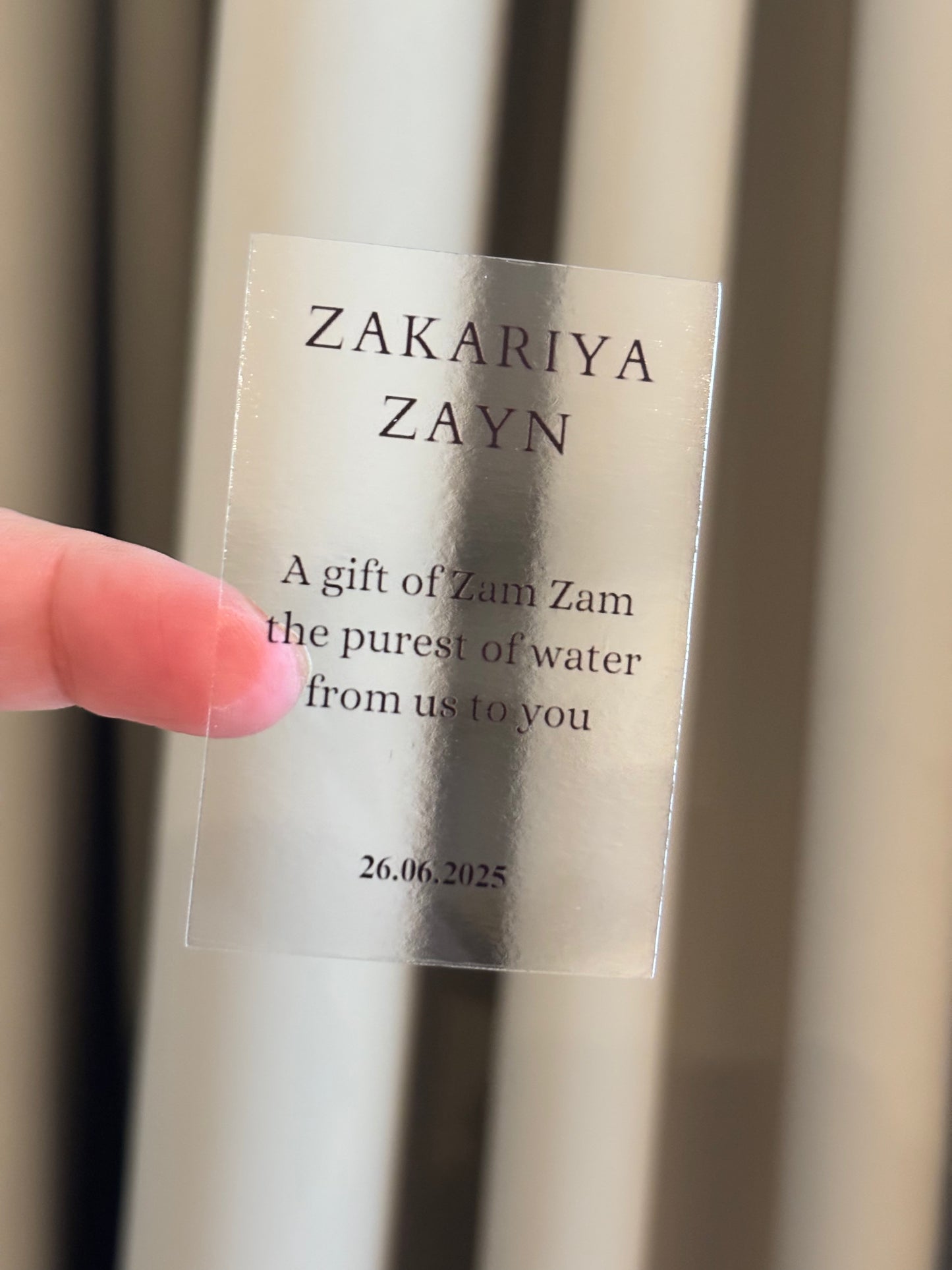 A gif of zamzam stickers | transparant