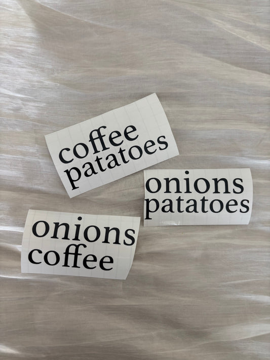 Vinyl labels| voorraad