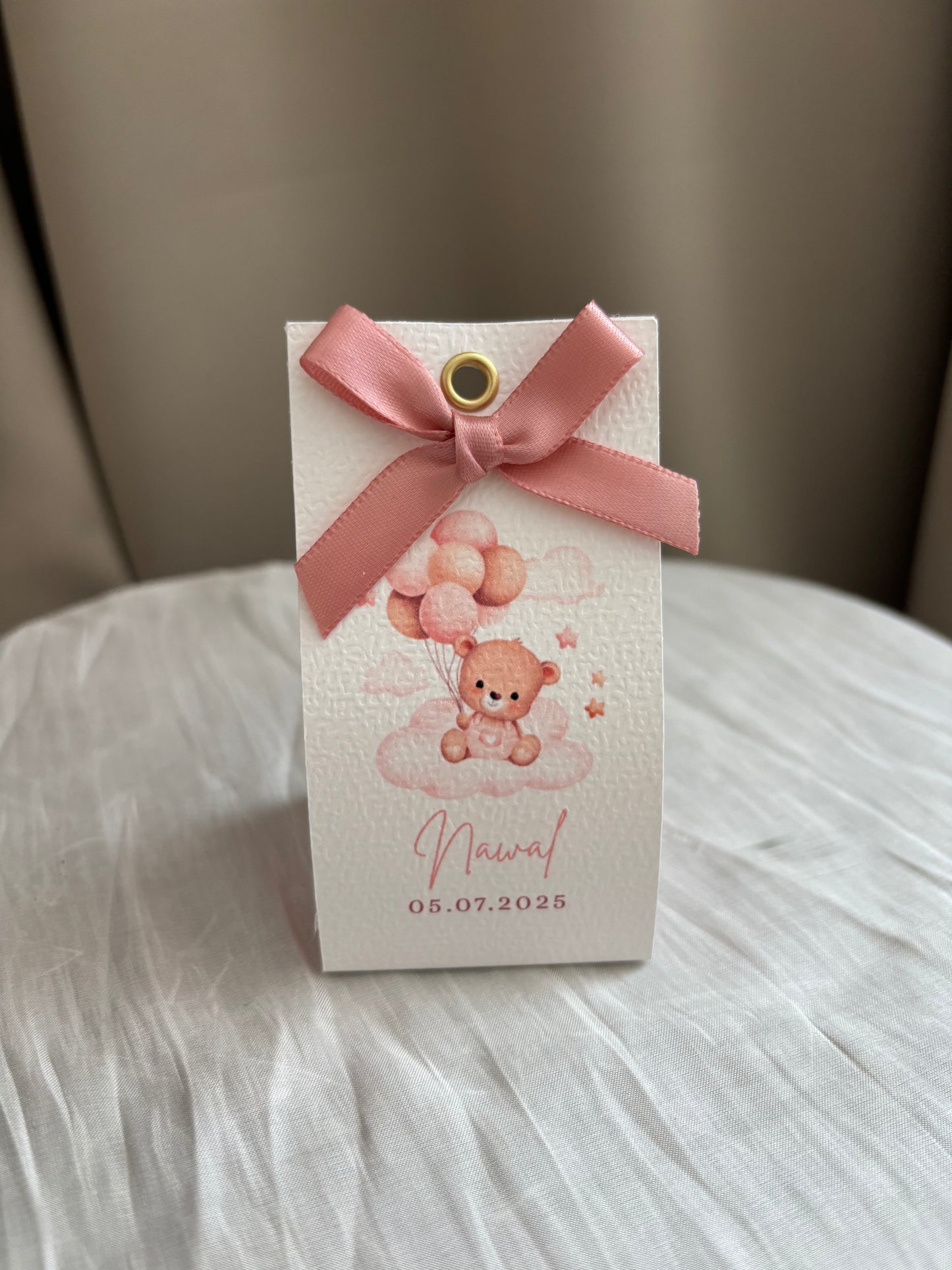Bubble kaars bedankje | babyshower