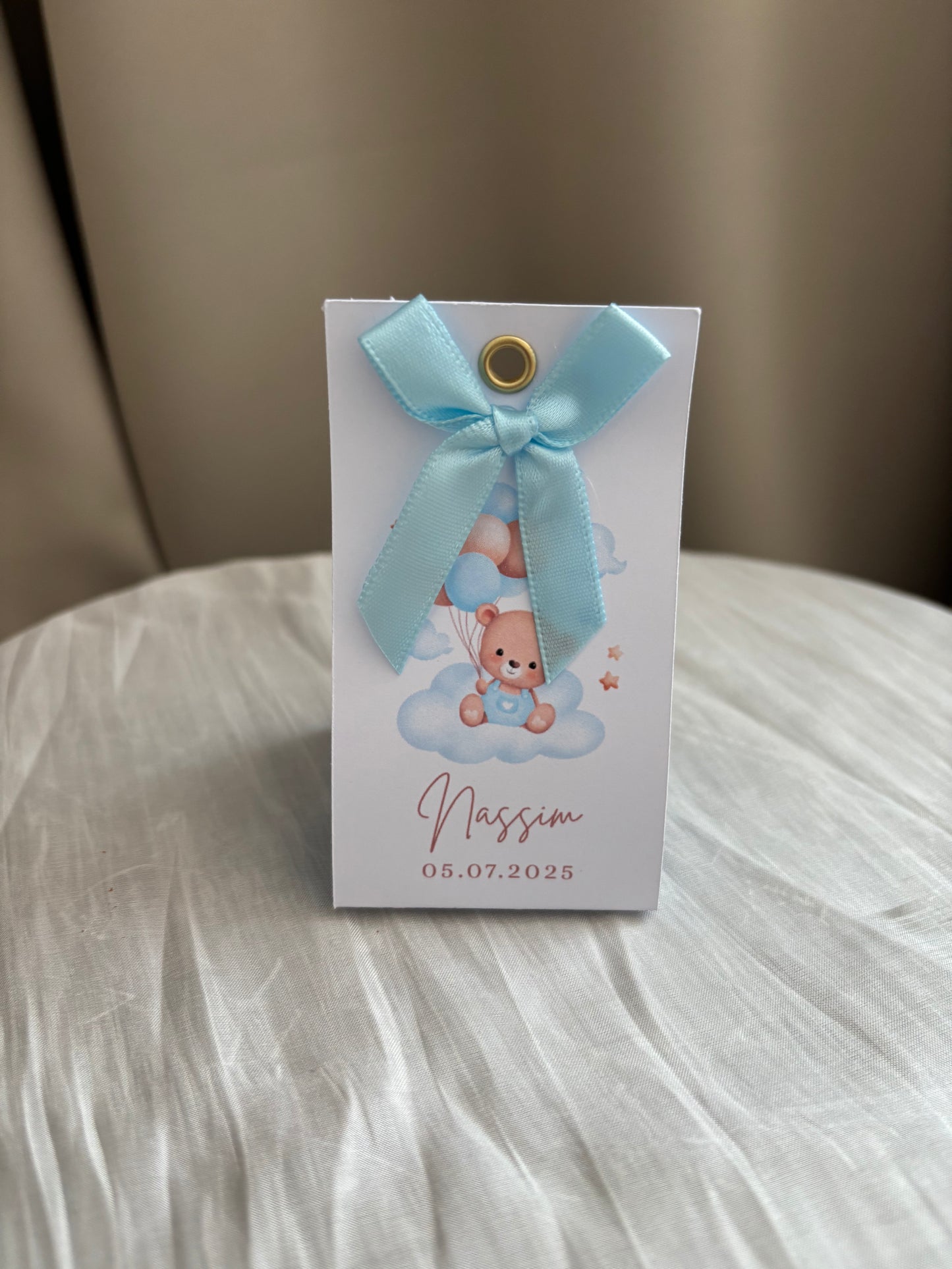 Bubble kaars bedankje | babyshower