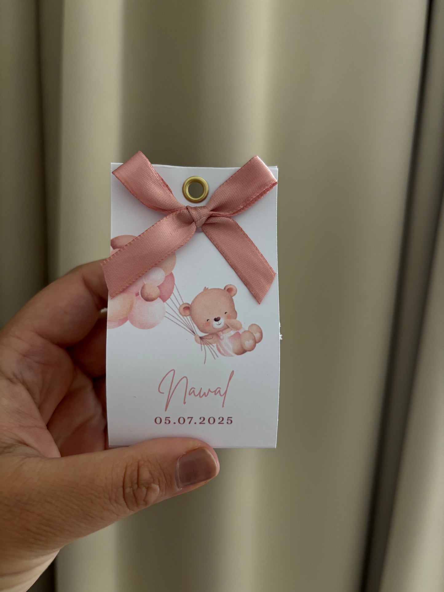 Bubble kaars bedankje | babyshower