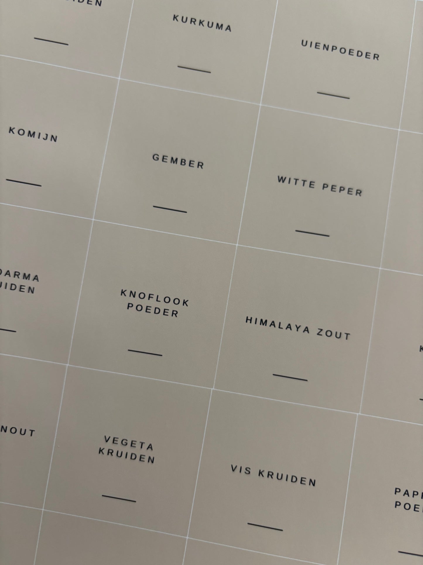 Kruidenlabels | Arimo