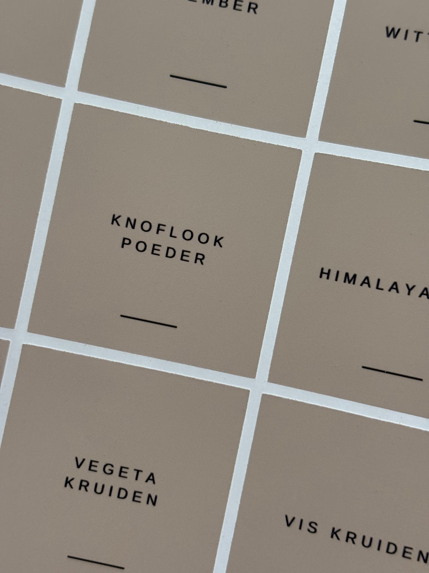Kruidenlabels | Arimo