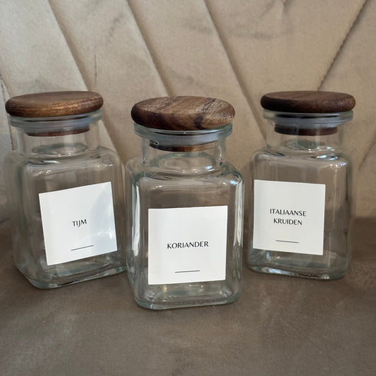 Kruidenlabels | wit | Belleza