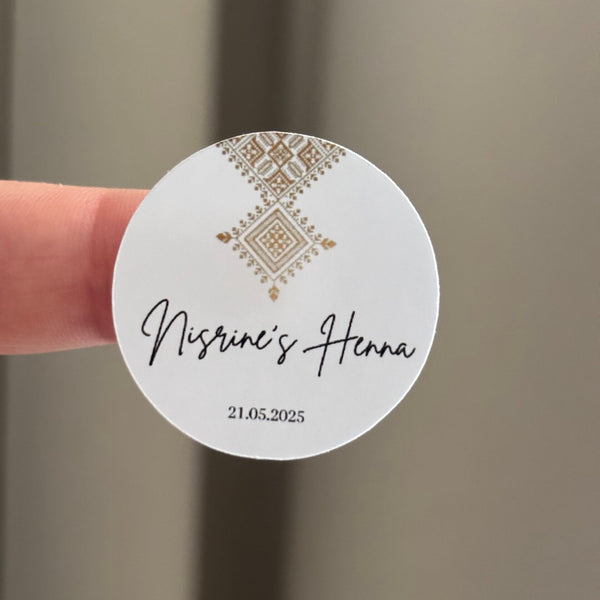 Stickers rond || Henna