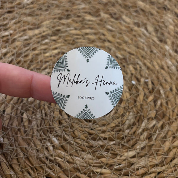 Henna stickers || groen