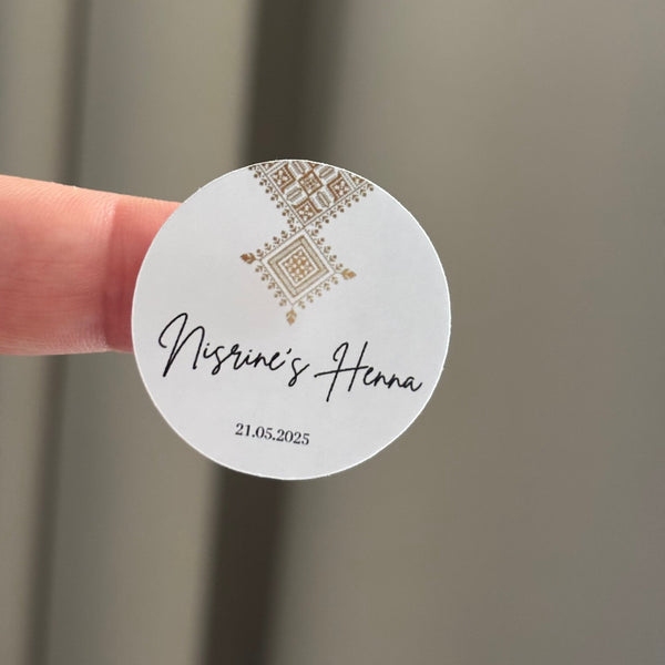 Stickers rond || Henna