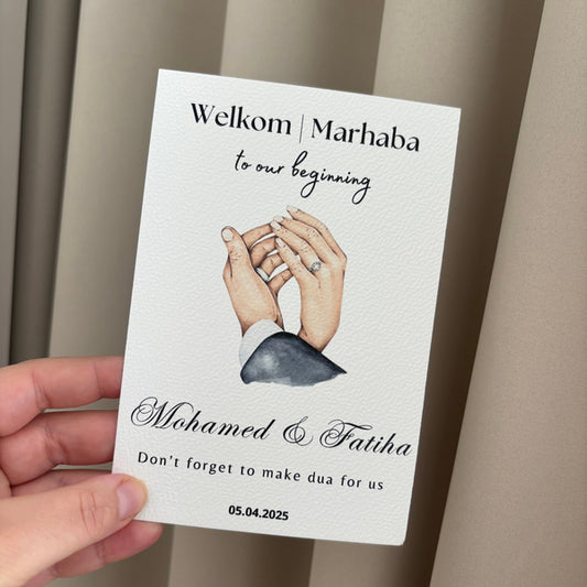 Tafelkaarten | bruiloft & verloving