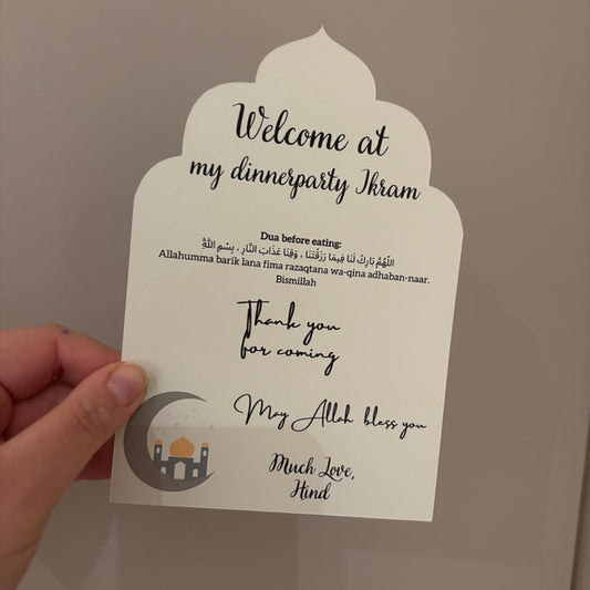 Tafelkaarten || ramadan