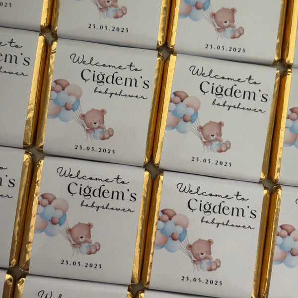 Babyshower | mini chocolade
