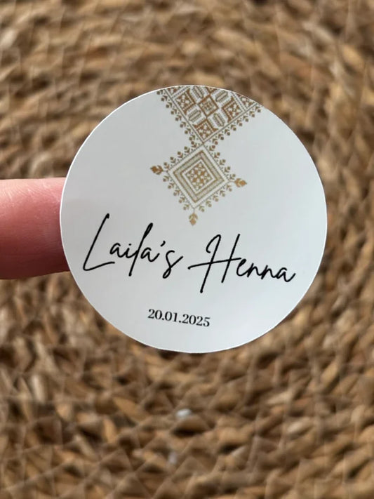 Stickers rond || Henna