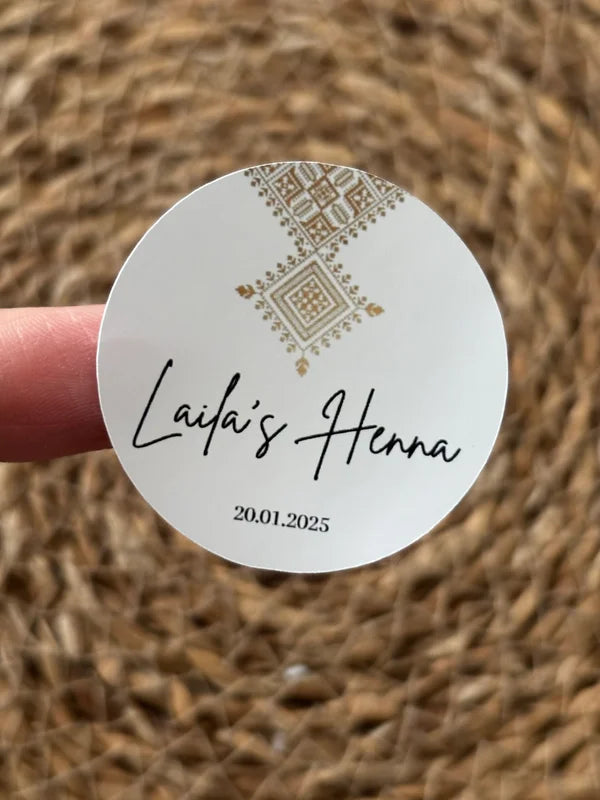 Stickers rond || Henna