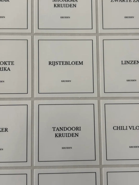 Kruidenlabels | Libre | kader