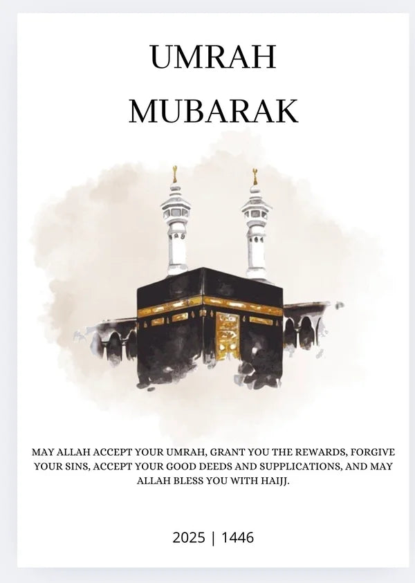 Umrah & Hadj Mubarak lijst | kies je ontwerp