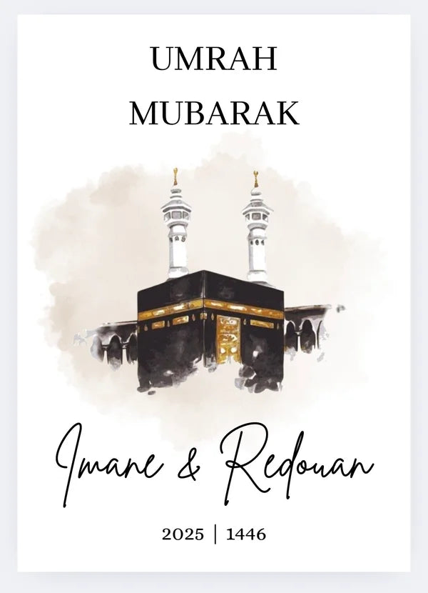 Umrah & Hadj Mubarak lijst | kies je ontwerp